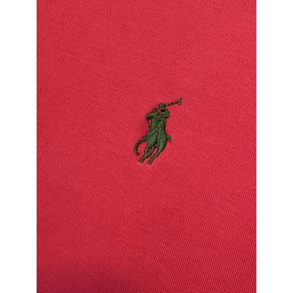 Polo Ralph Lauren Men's Red Polo Shirt L 100% Cotton - Picture 4 of 6